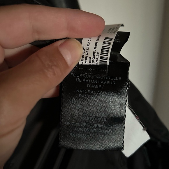 Rudsak coat leather and real fur xsmall - Picture 5 of 8